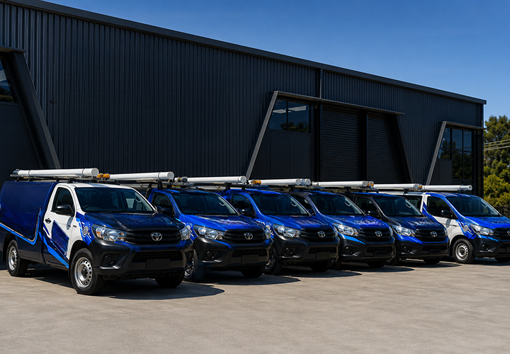 Fleet of Strathfield South Blocked Drains plumbing vans